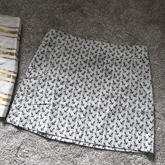 Two pieces bundle lot J.Crew cotton/Linen blend mini skirt, both size 12 - Picture 4 of 13